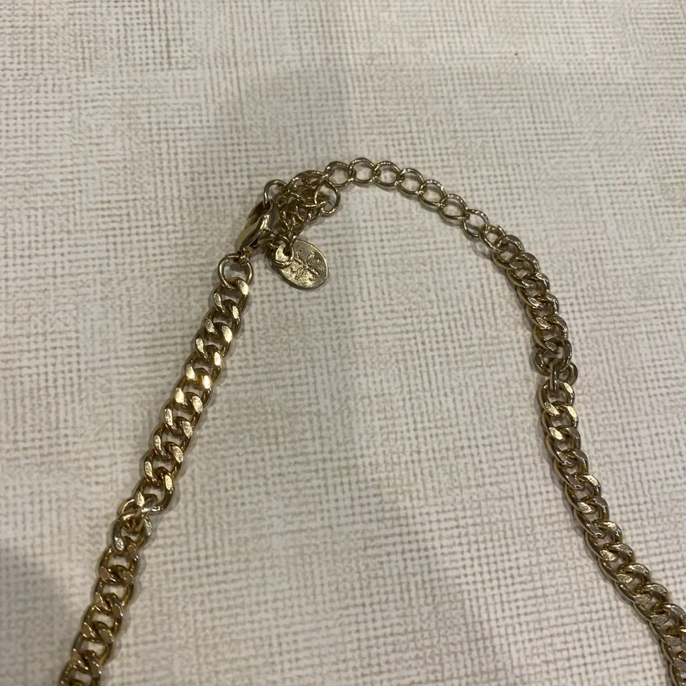 NWOT black and gold statement necklace